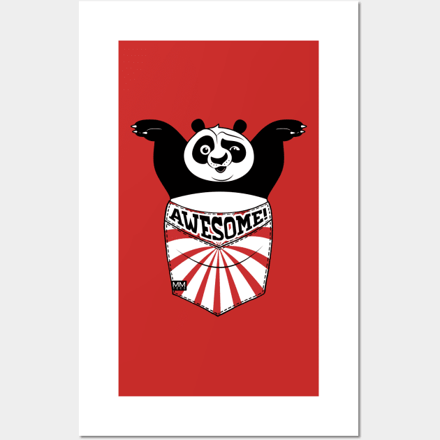 Po - Kung Fu Panda Pouchie Shirt Wall Art by MMTees